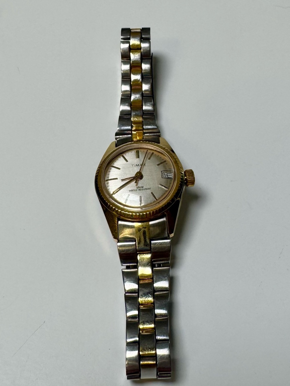 Timex Women's Two-Tone Gold and Silver Bracelet Watch